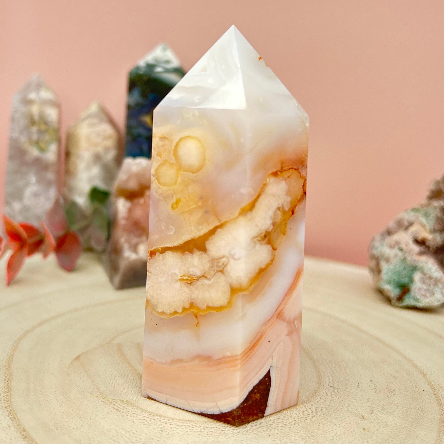 Blended Calcite Tower