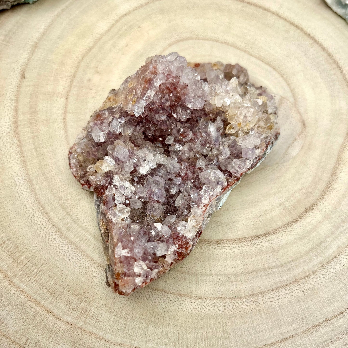 Druzy Pink Amethyst Raw Formation