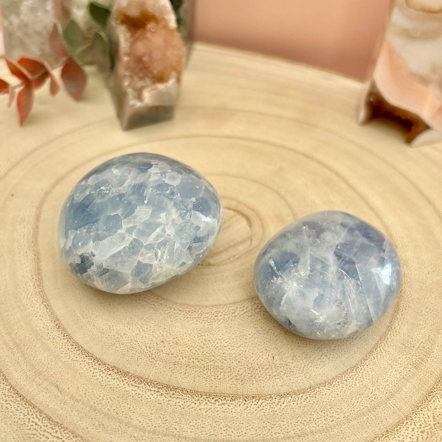 Blue Calcite Palm
