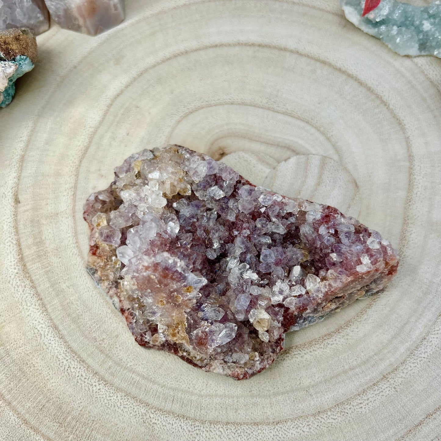 Druzy Pink Amethyst Raw Formation