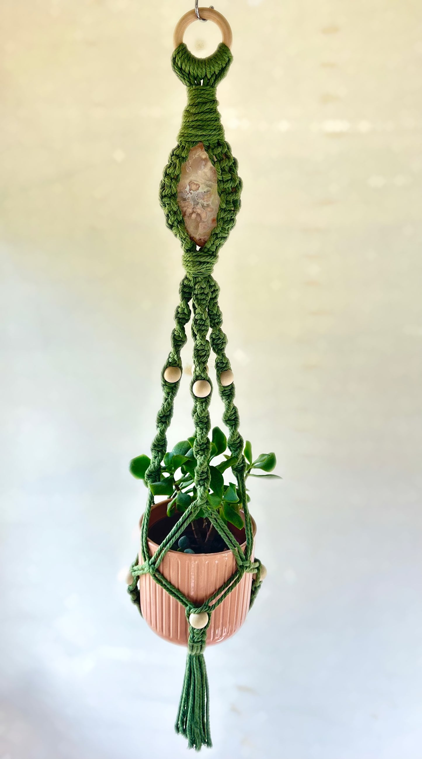 Crystal Infused Plant Hanger